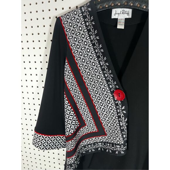 Joseph Ribkoff geometrical print blazer jacket size 4 - Picture 4 of 6